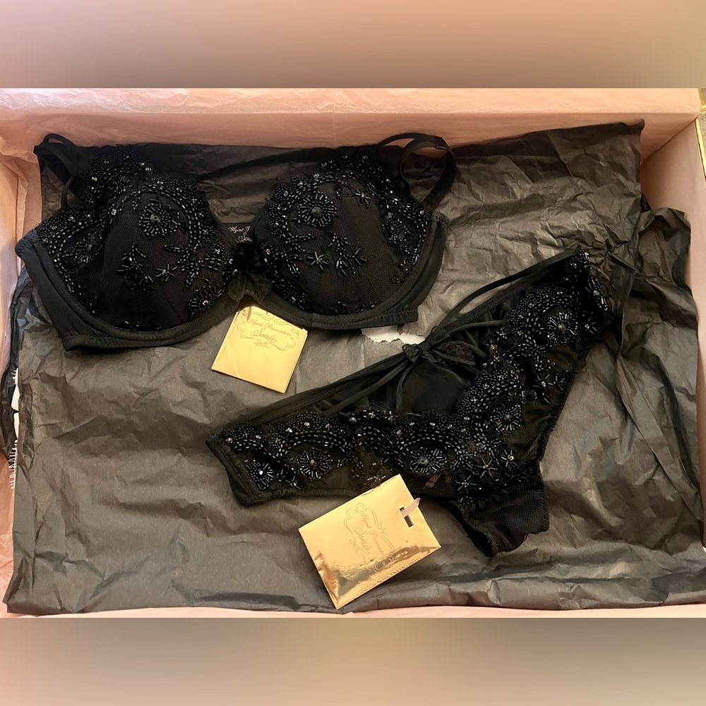 💯Auth BNIB Agent Provocateur Soirée Angeliqua Bra & Brief STUNNING Set!